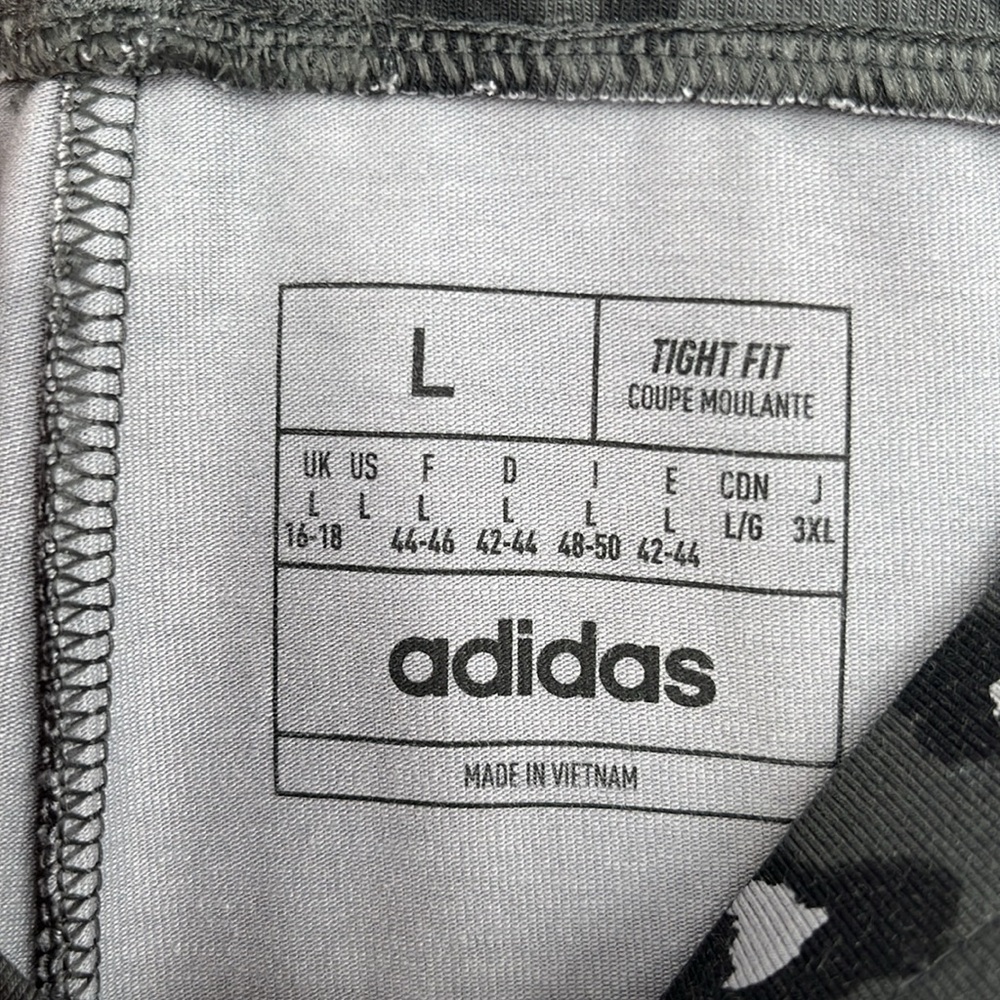NWT ADIDAS LEOPARD PRINT LEGGINGS - Picture 8 of 13
